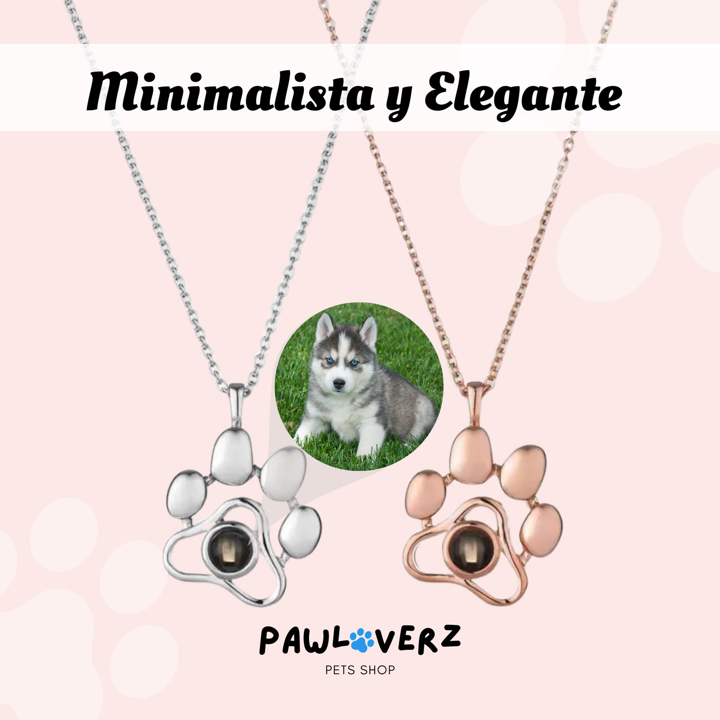 Huella del Alma – Colgante con Foto Secreta de tu Mascota-